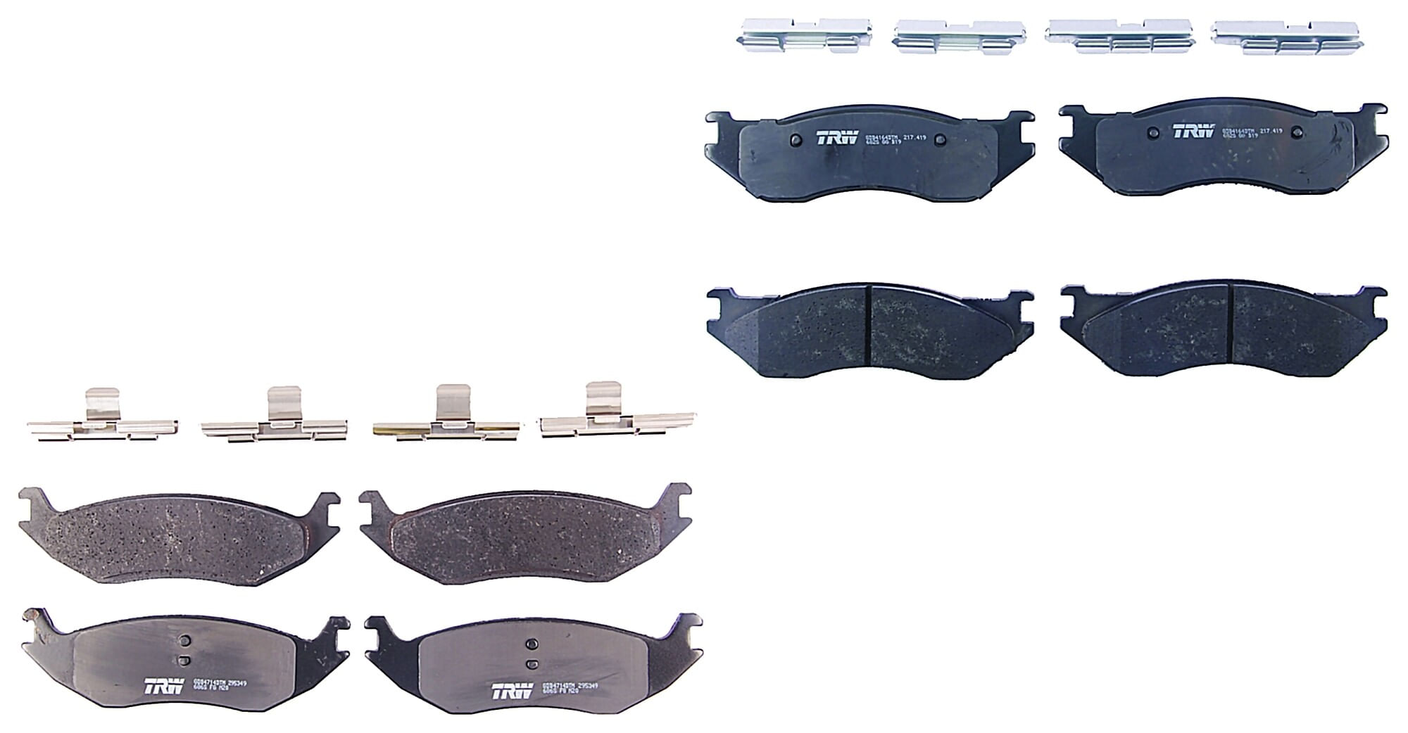 Kit De Balatas Ceramicas Delanteras Y Traseras