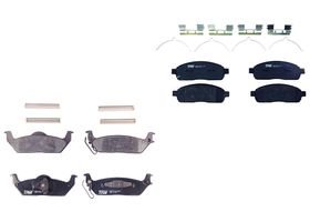 Kit De Balatas Ceramicas Delanteras Y Traseras