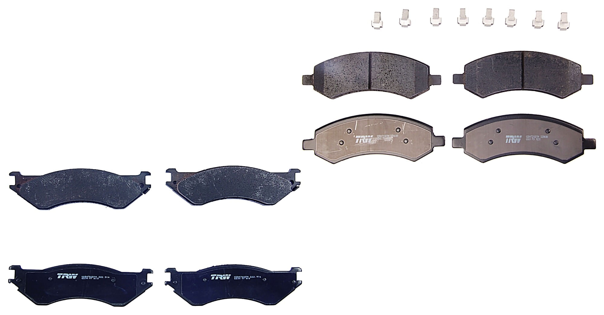 Kit De Balatas Ceramicas Delanteras Y Traseras