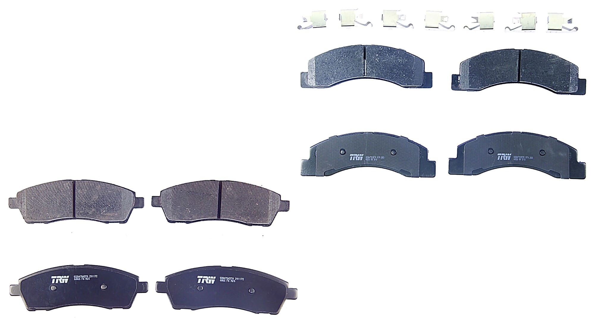 Kit De Balatas Ceramicas Delanteras Y Traseras