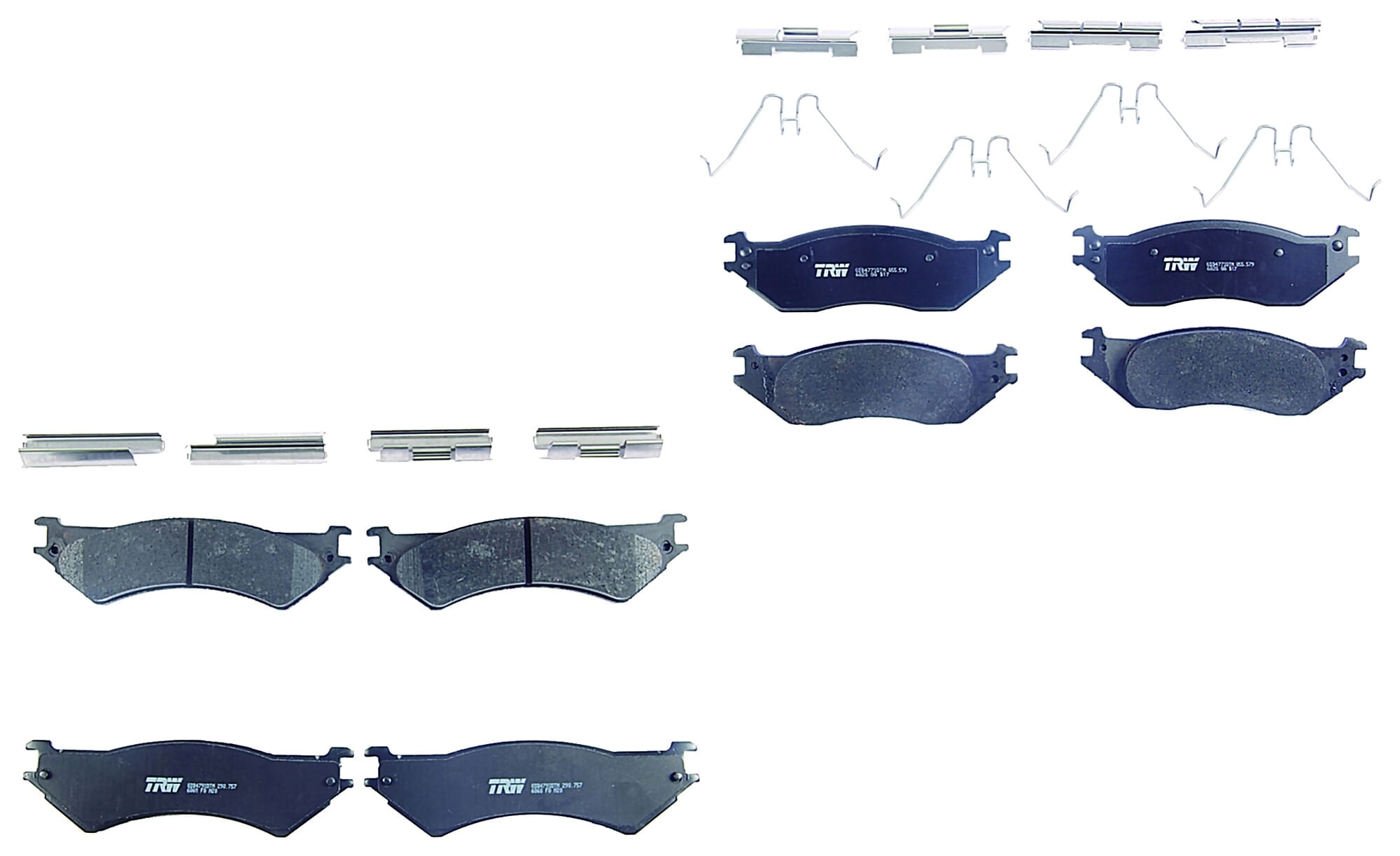 Kit De Balatas Ceramicas Delanteras Y Traseras