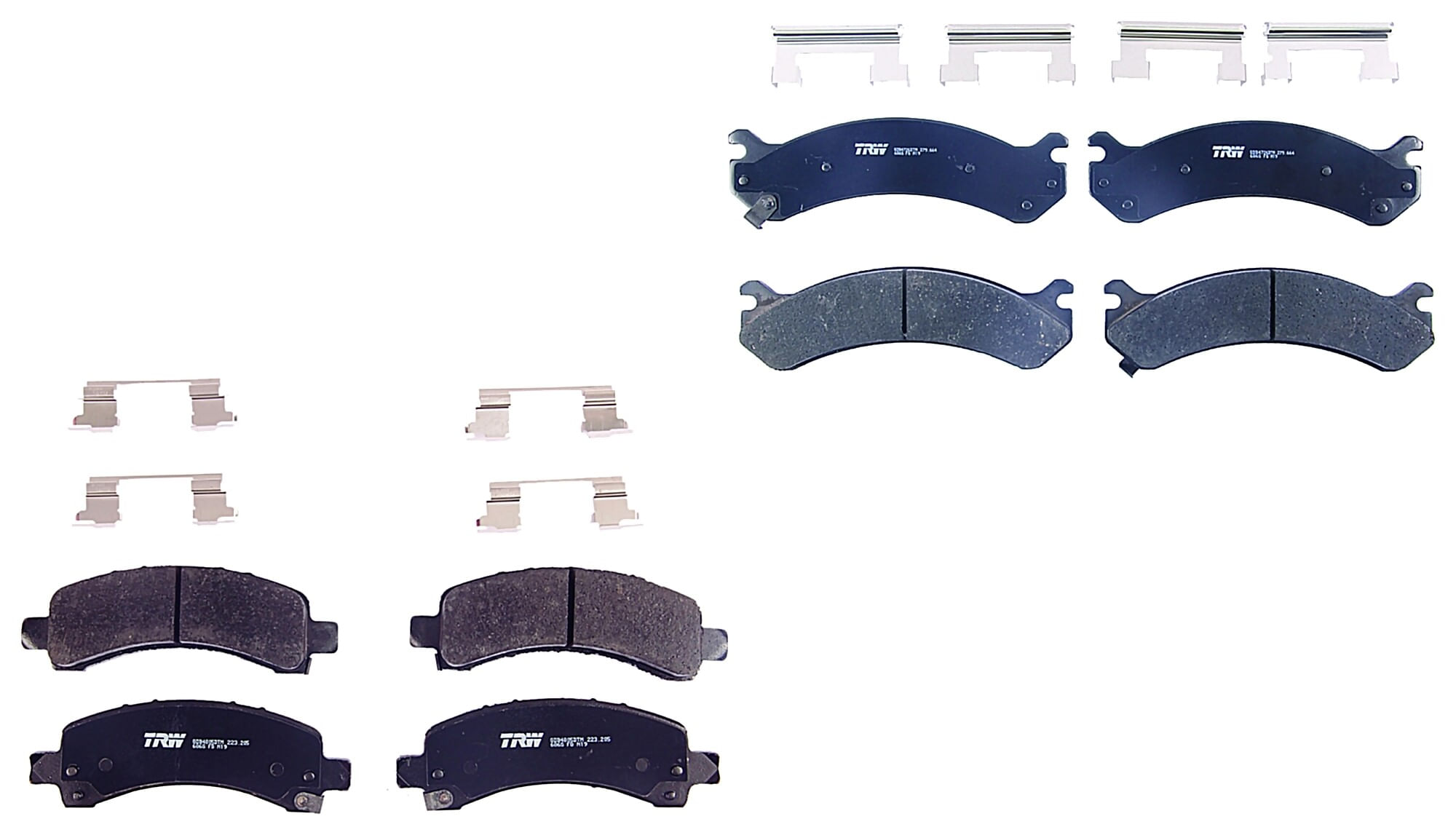 Kit De Balatas Ceramicas Delanteras Y Traseras