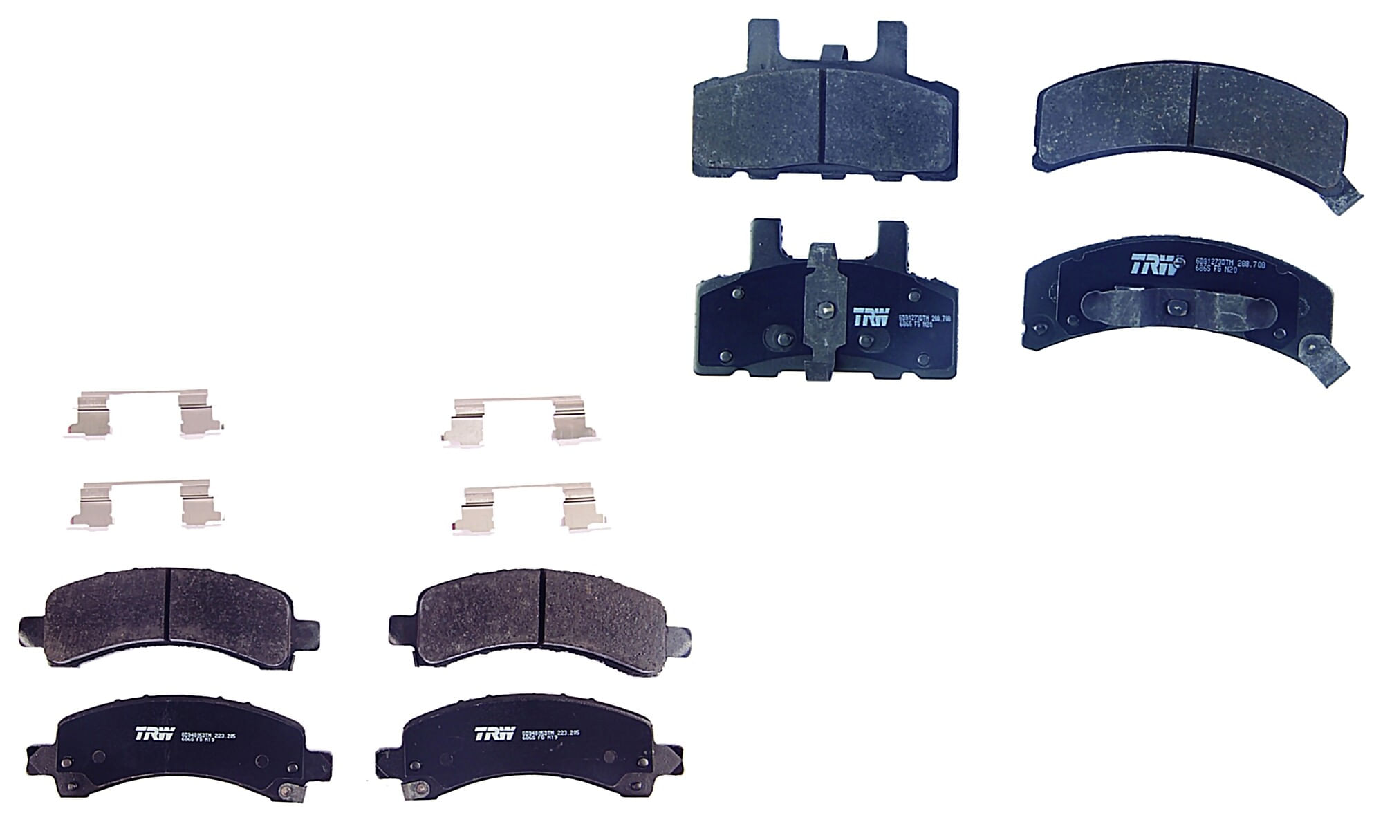 Kit De Balatas Ceramicas Delanteras Y Traseras