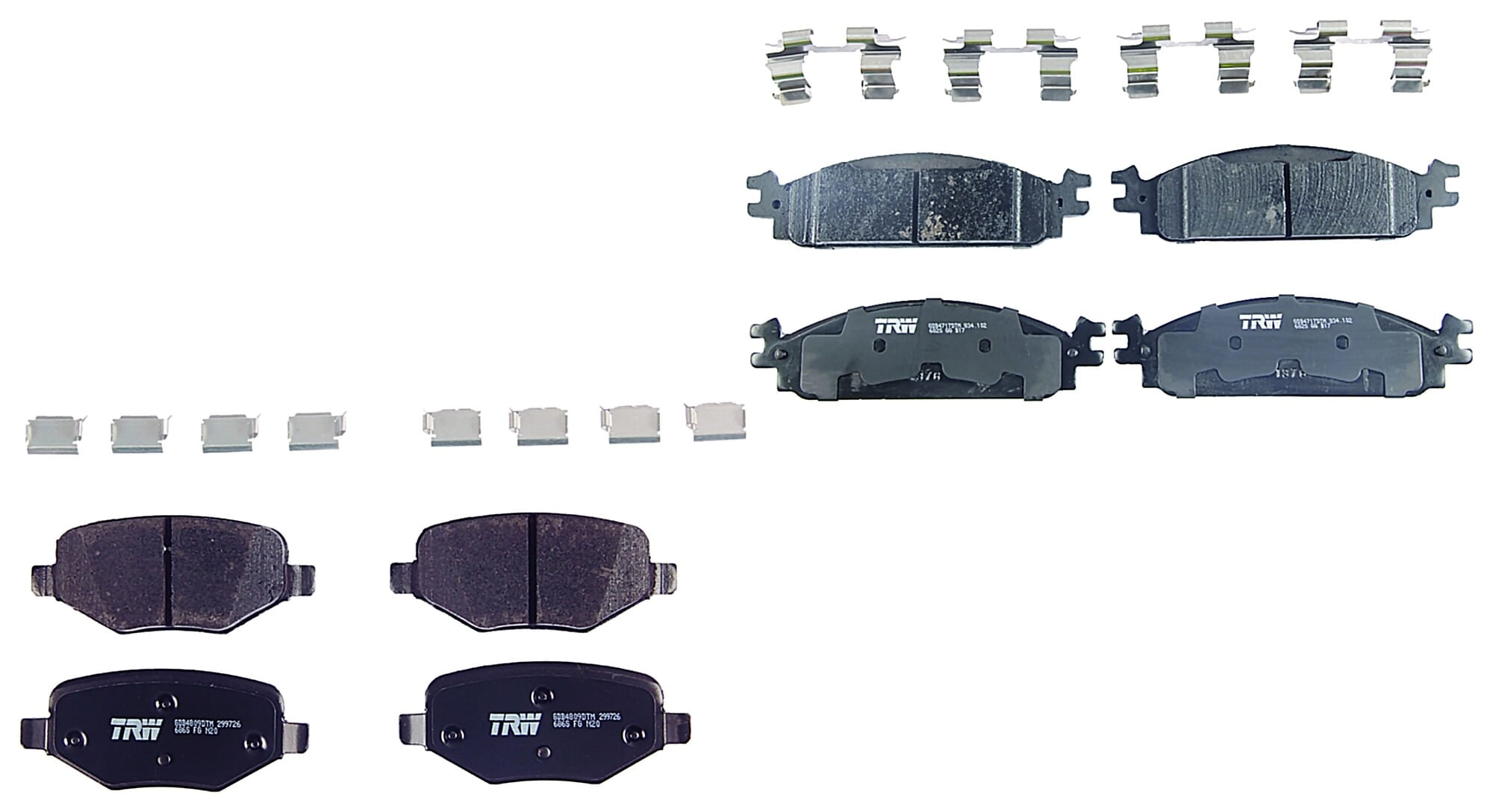 Kit De Balatas Ceramicas Delanteras Y Traseras