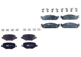 Kit De Balatas Ceramicas Delanteras Y Traseras
