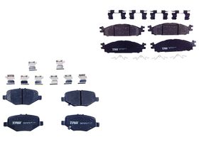 Kit De Balatas Ceramicas Delanteras Y Traseras