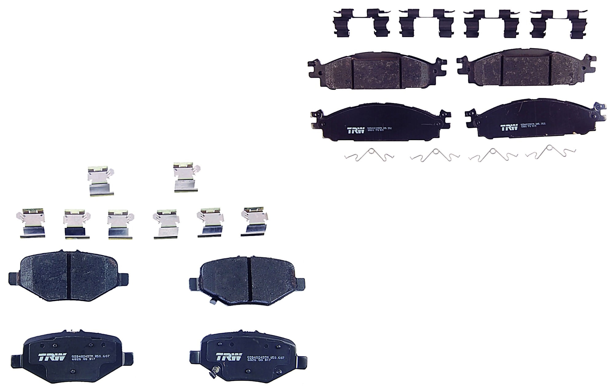 Kit De Balatas Ceramicas Delanteras Y Traseras