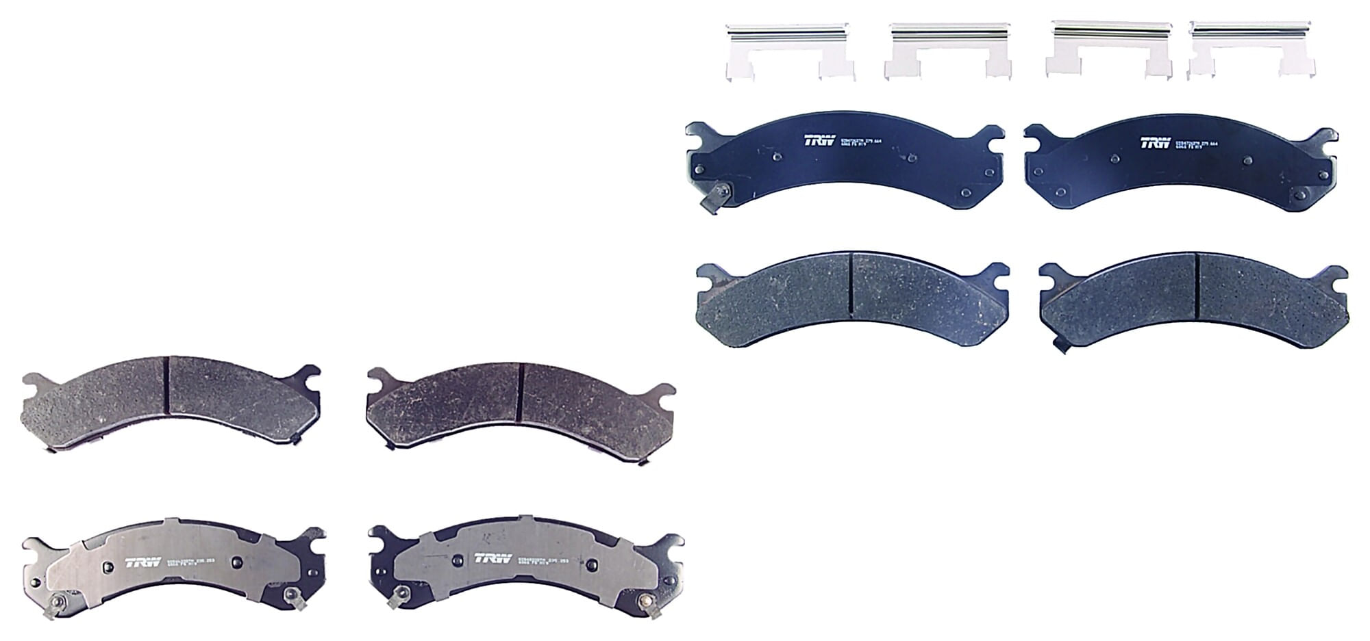 Kit De Balatas Ceramicas Delanteras Y Traseras