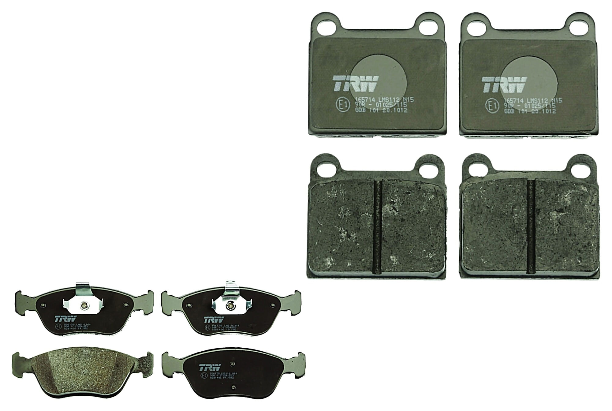 Kit De Balatas Bajos Metales Delanteras Y Traseras