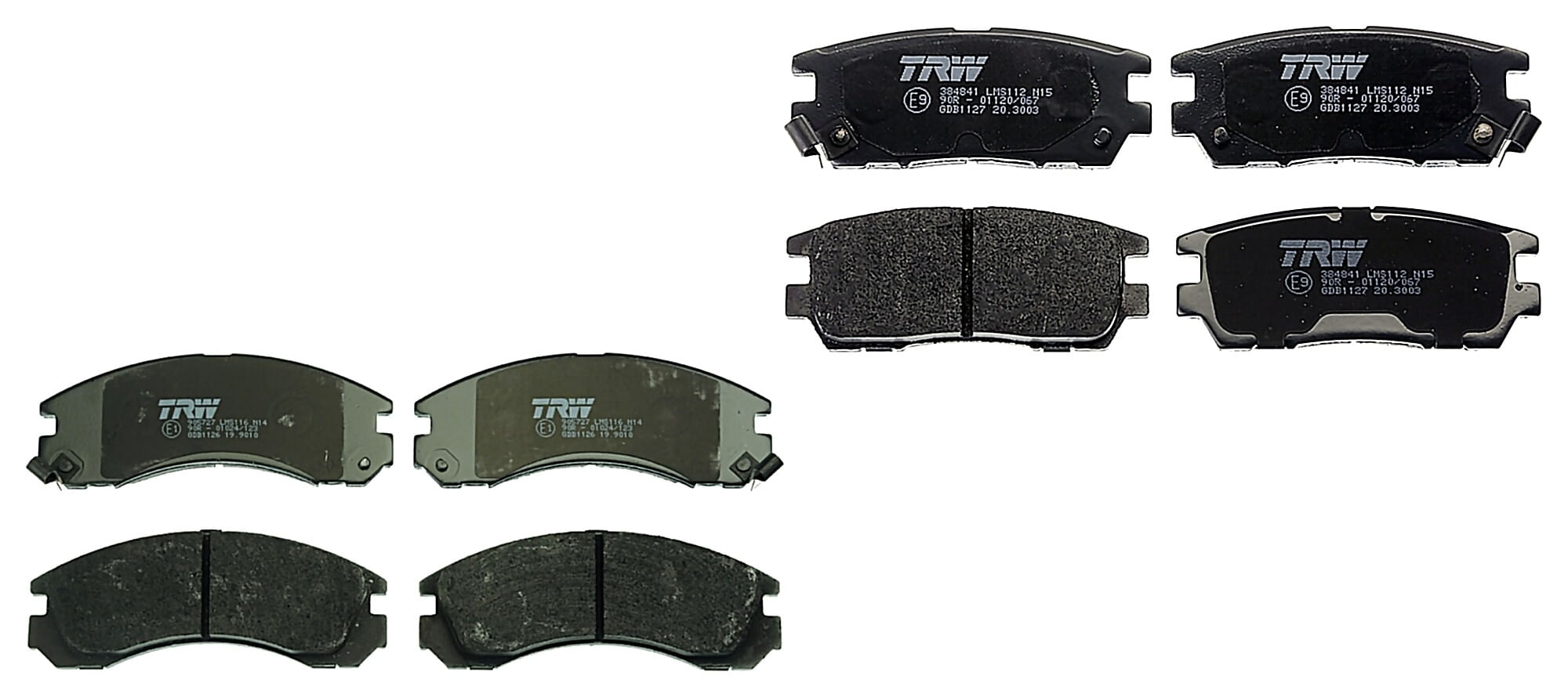 Kit De Balatas Bajos Metales Delanteras Y Traseras
