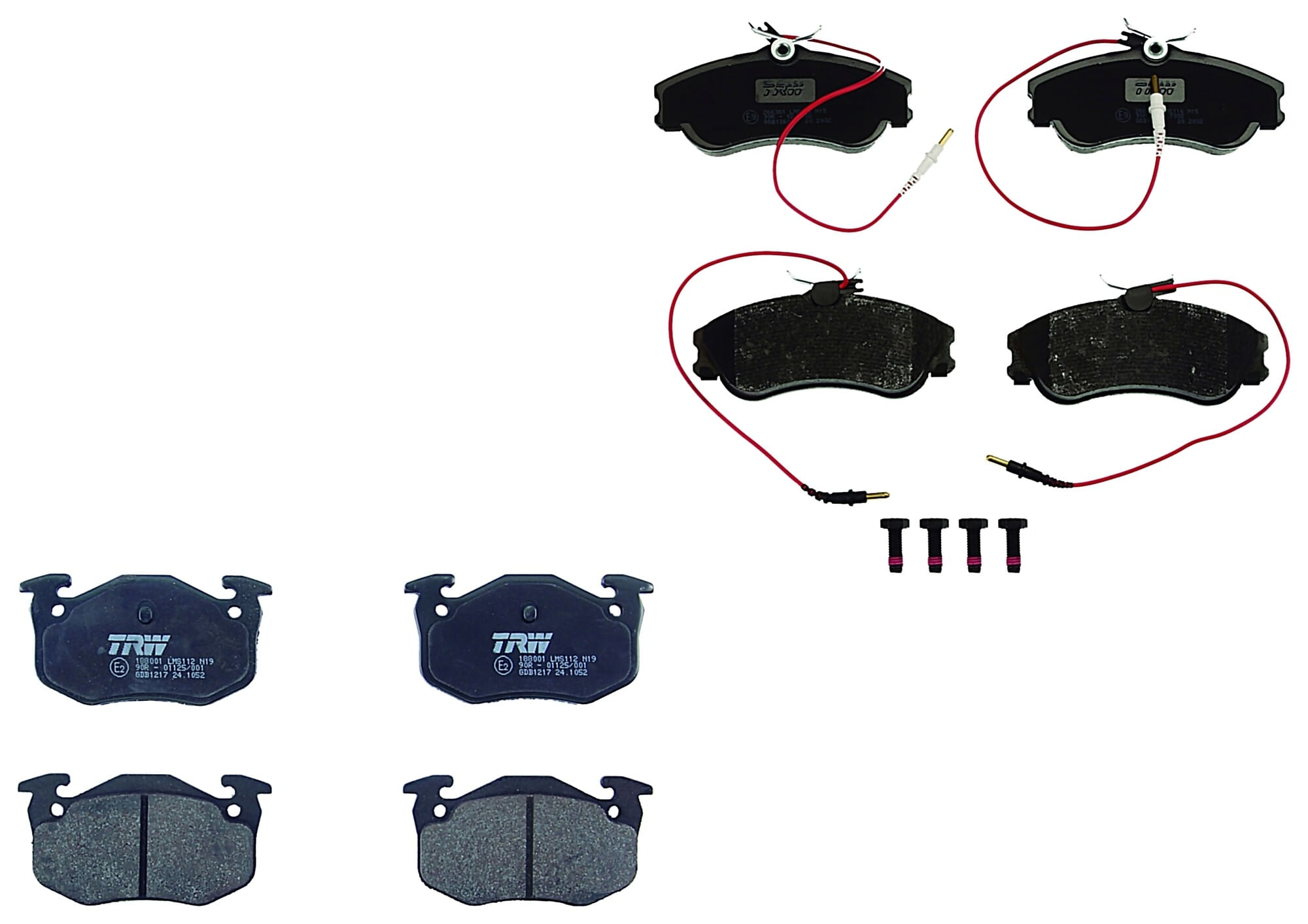 Kit De Balatas Bajos Metales Delanteras Y Traseras