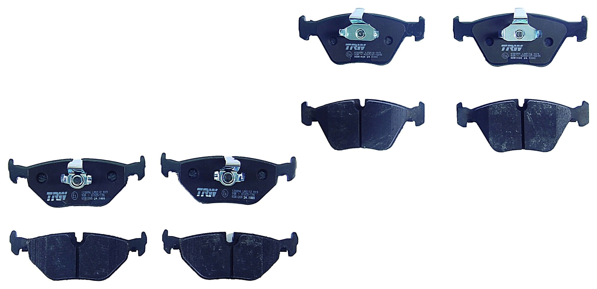 Kit De Balatas Bajos Metales Delanteras Y Traseras