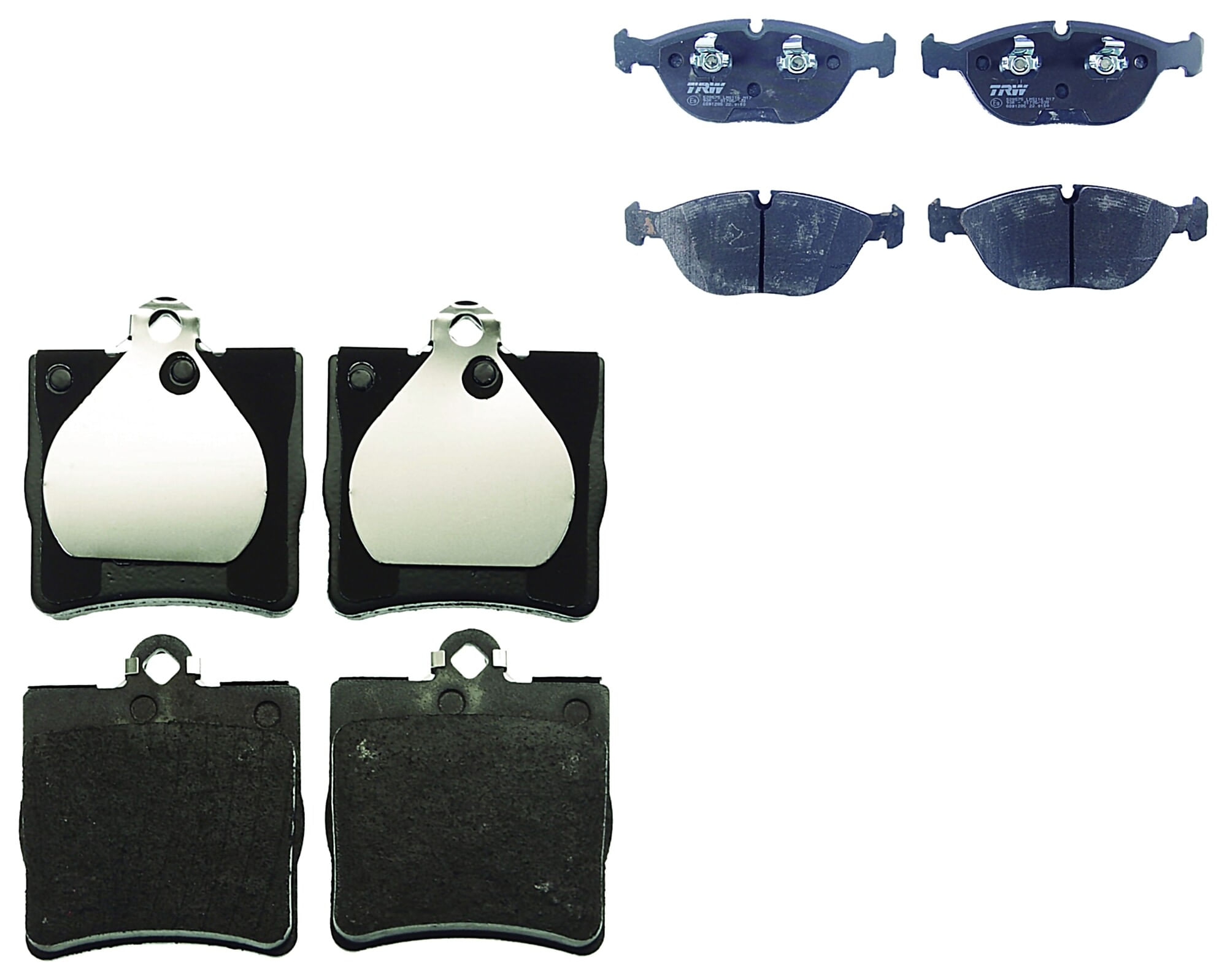 Kit De Balatas Bajos Metales Delanteras Y Traseras