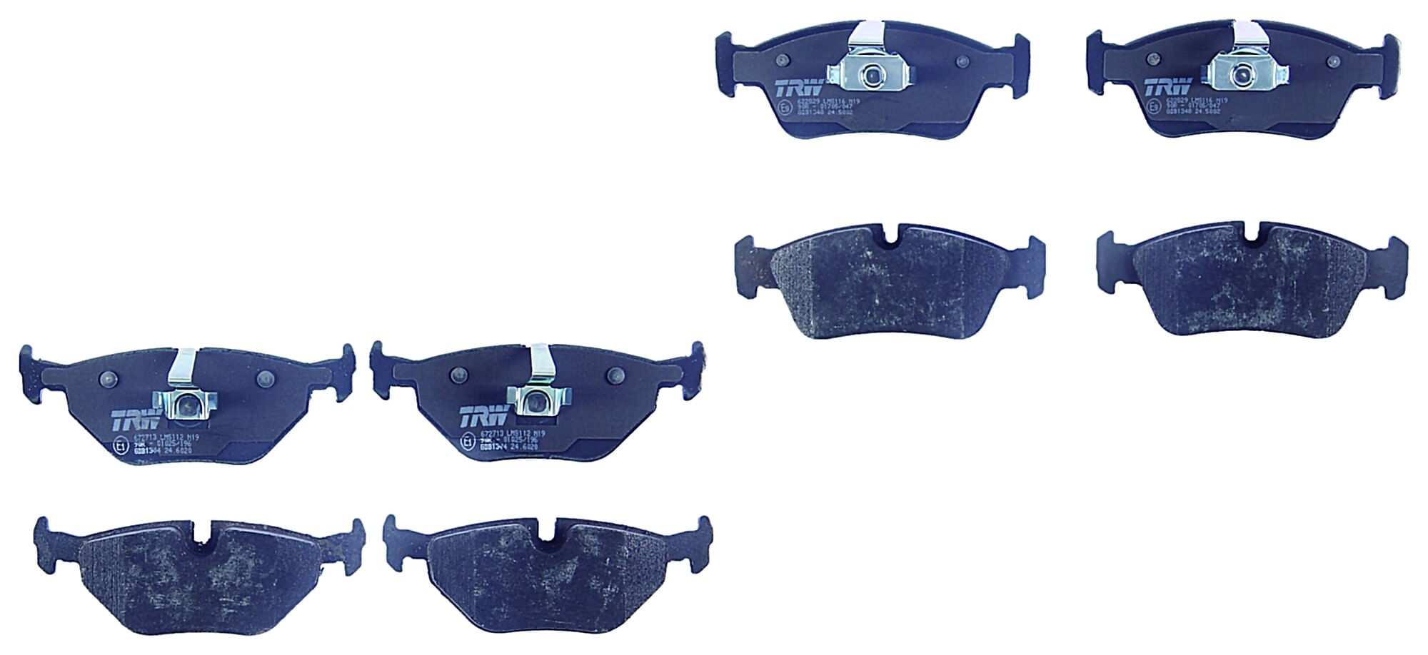 Kit De Balatas Bajos Metales Delanteras Y Traseras