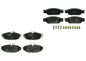 Kit De Balatas Bajos Metales Delanteras Y Traseras