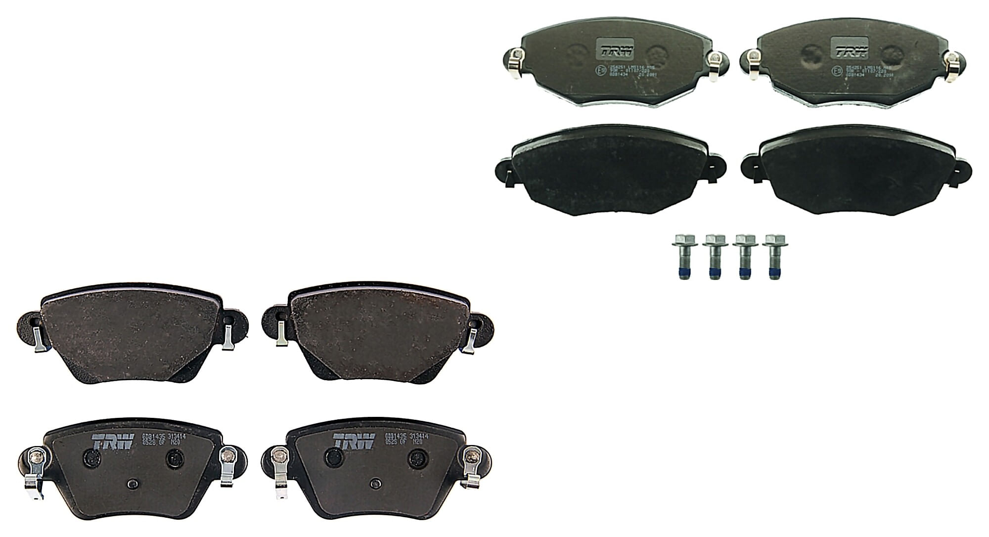 Kit De Balatas Bajos Metales Delanteras Y Traseras