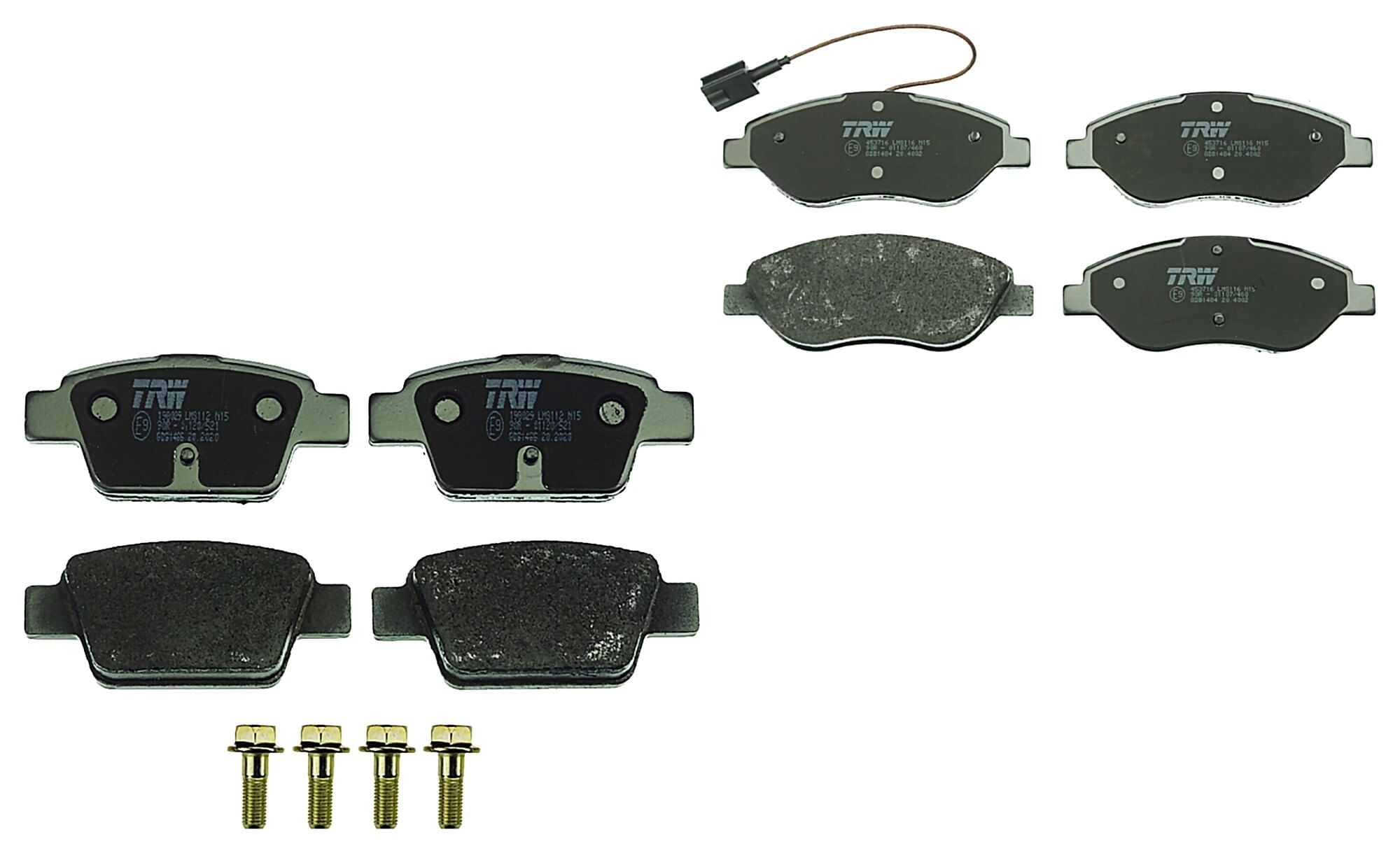 Kit De Balatas Bajos Metales Delanteras Y Traseras