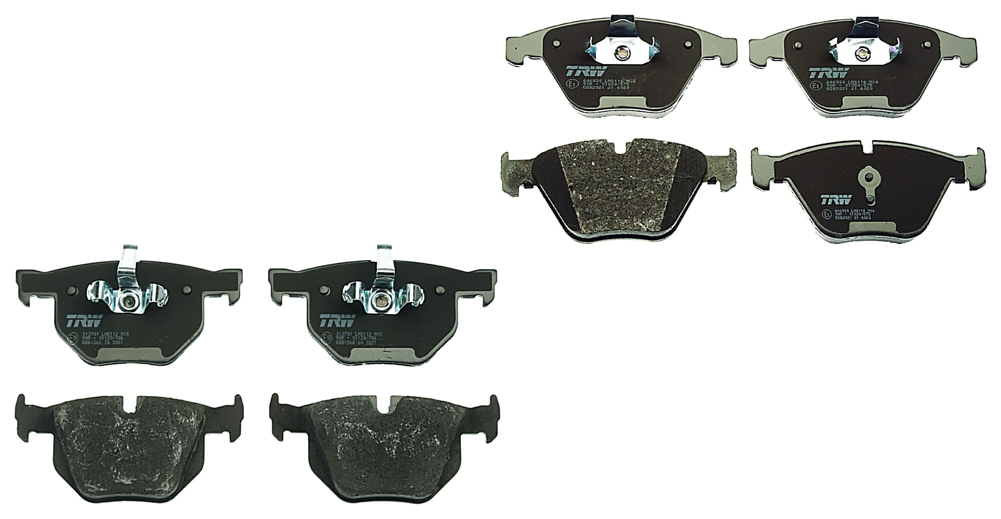 Kit De Balatas Bajos Metales Delanteras Y Traseras