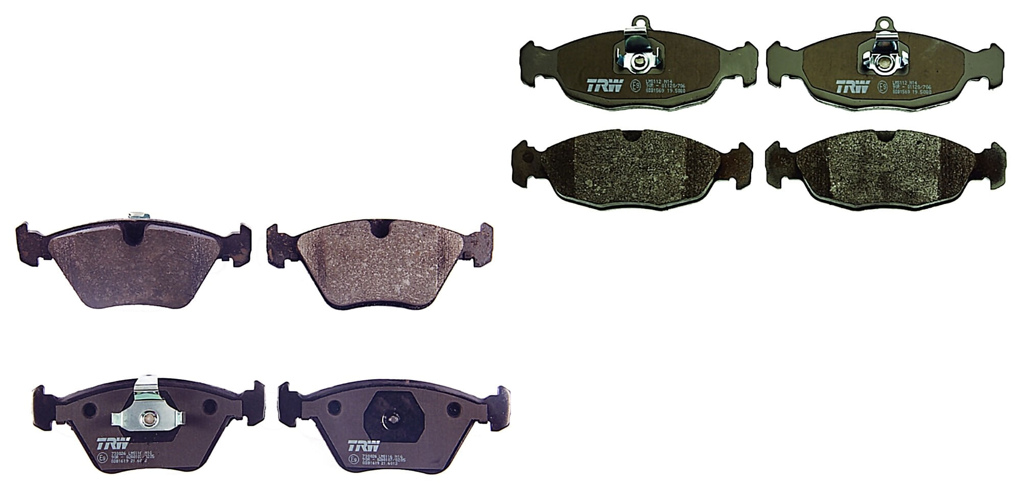 Kit De Balatas Bajos Metales Delanteras Y Traseras