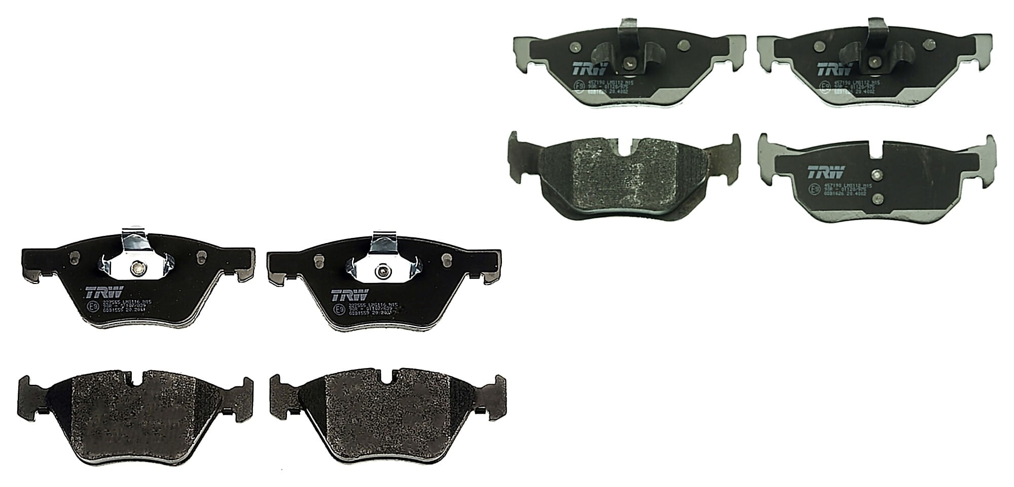Kit De Balatas Bajos Metales Delanteras Y Traseras