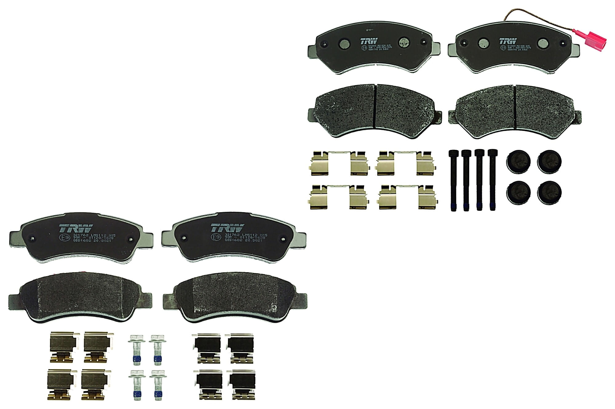 Kit De Balatas Bajos Metales Delanteras Y Traseras