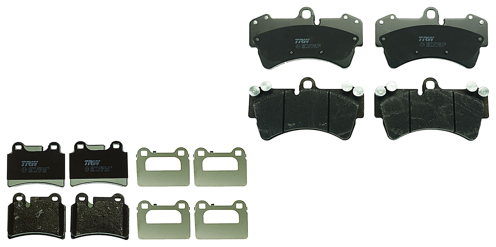 Kit De Balatas Bajos Metales Delanteras Y Traseras