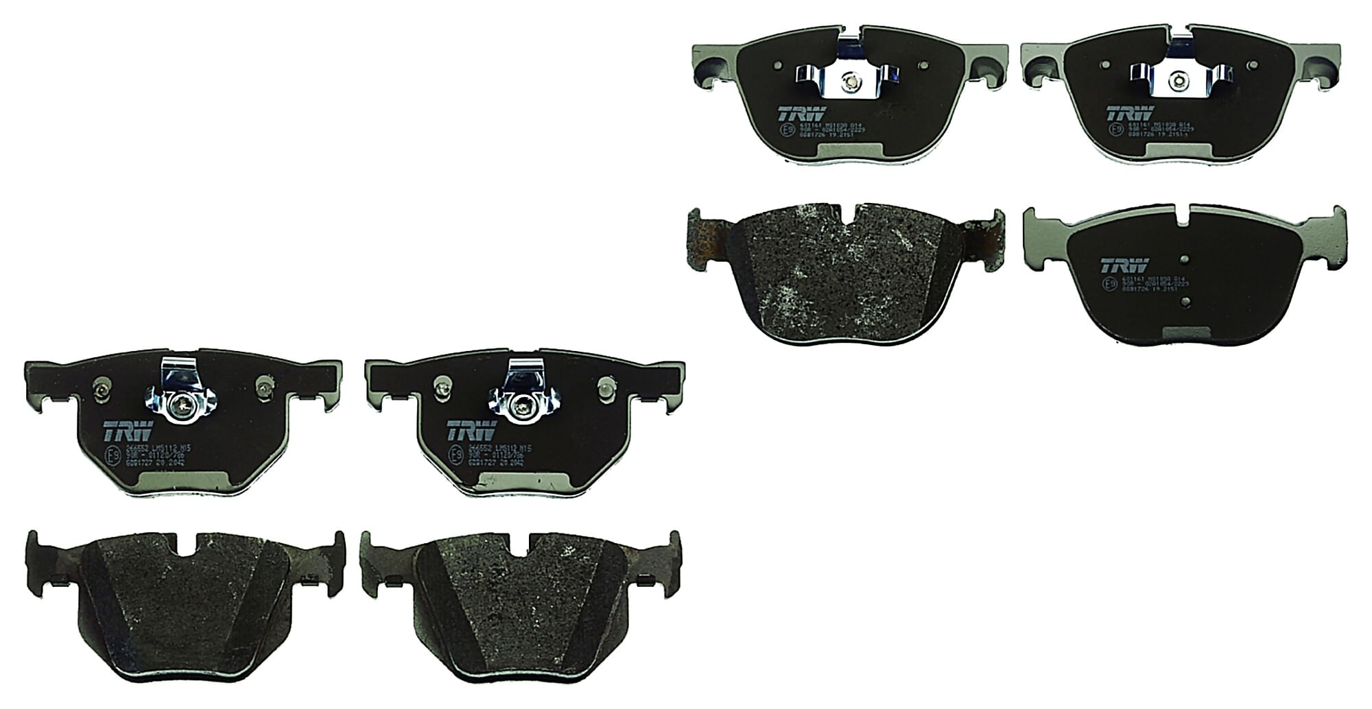 Kit De Balatas Bajos Metales Delanteras Y Traseras