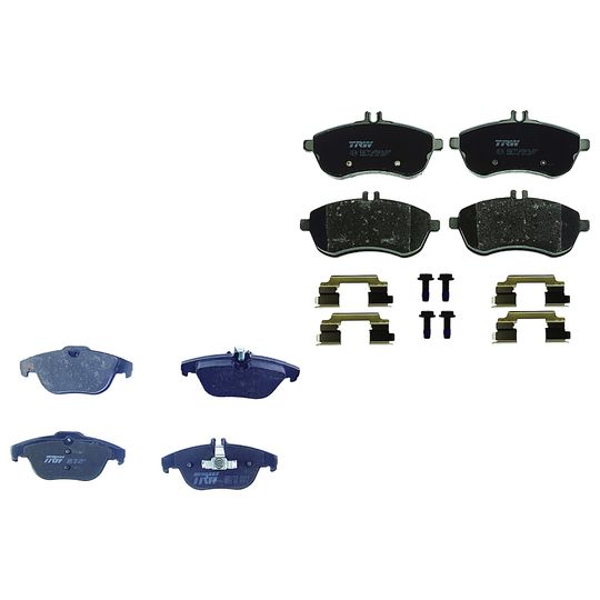 trw-kit-de-balatas-bajos-metales-delanteras-y-traseras-mercedes-benz-serie-c-2008-2012-c300-0