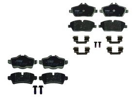 Kit De Balatas Bajos Metales Delanteras Y Traseras