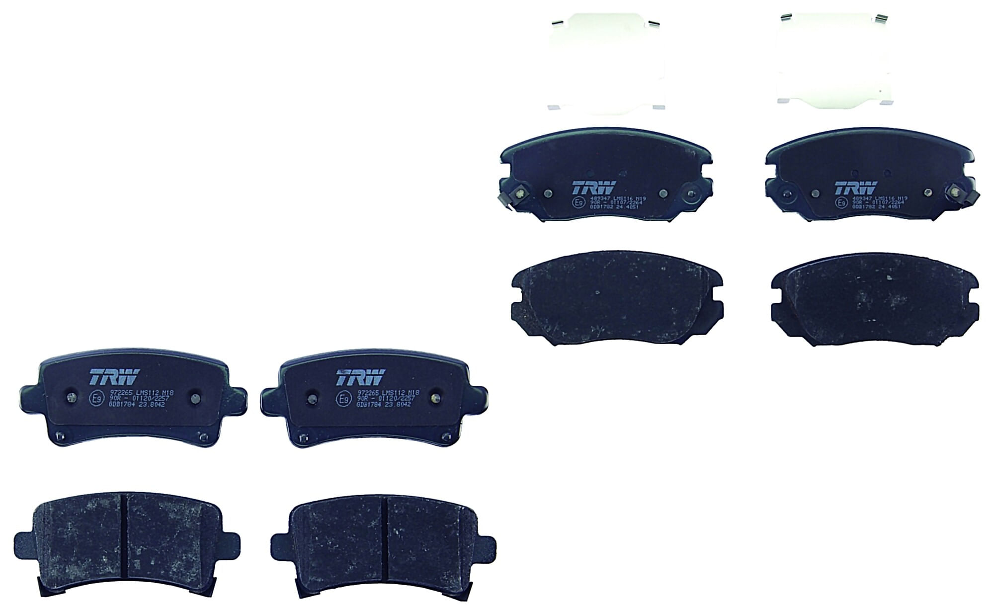 Kit De Balatas Bajos Metales Delanteras Y Traseras
