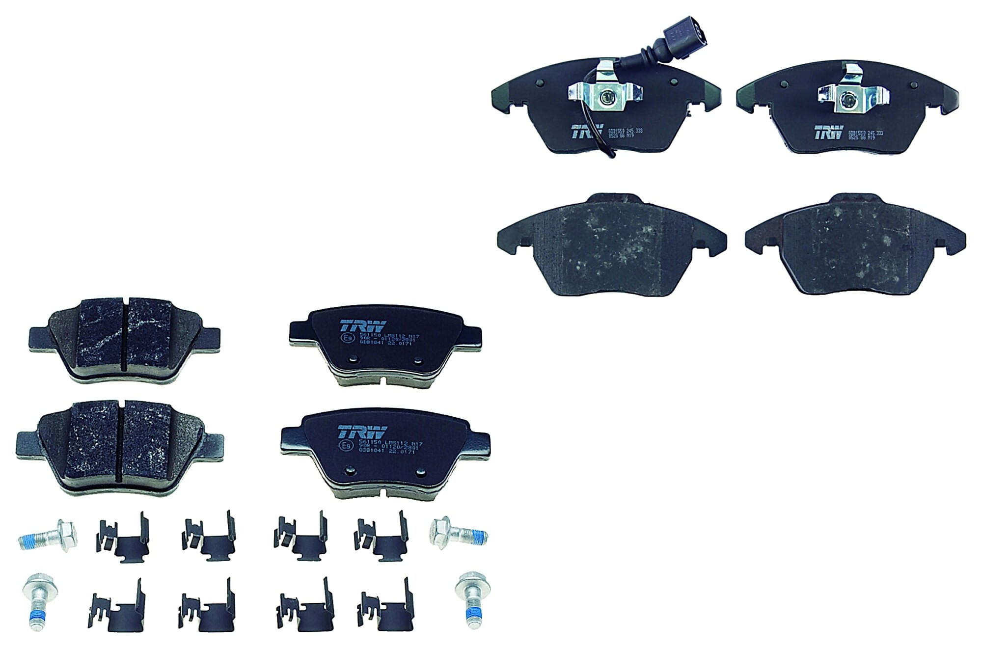 Kit De Balatas Bajos Metales Delanteras Y Traseras