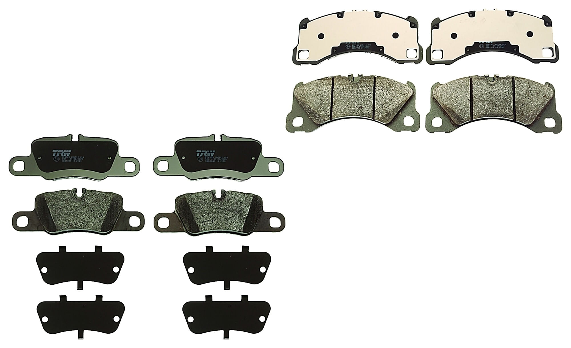 Kit De Balatas Bajos Metales Delanteras Y Traseras