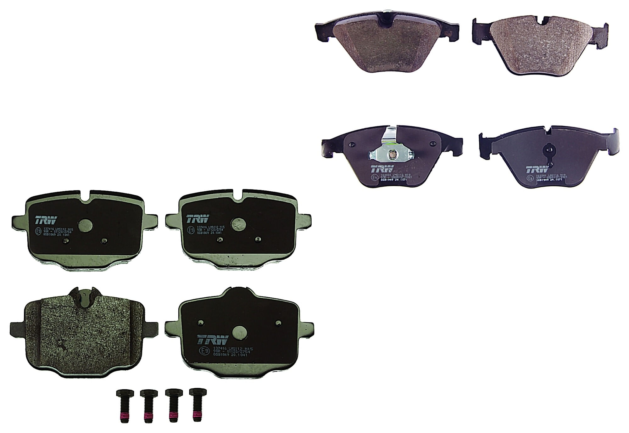 Kit De Balatas Bajos Metales Delanteras Y Traseras