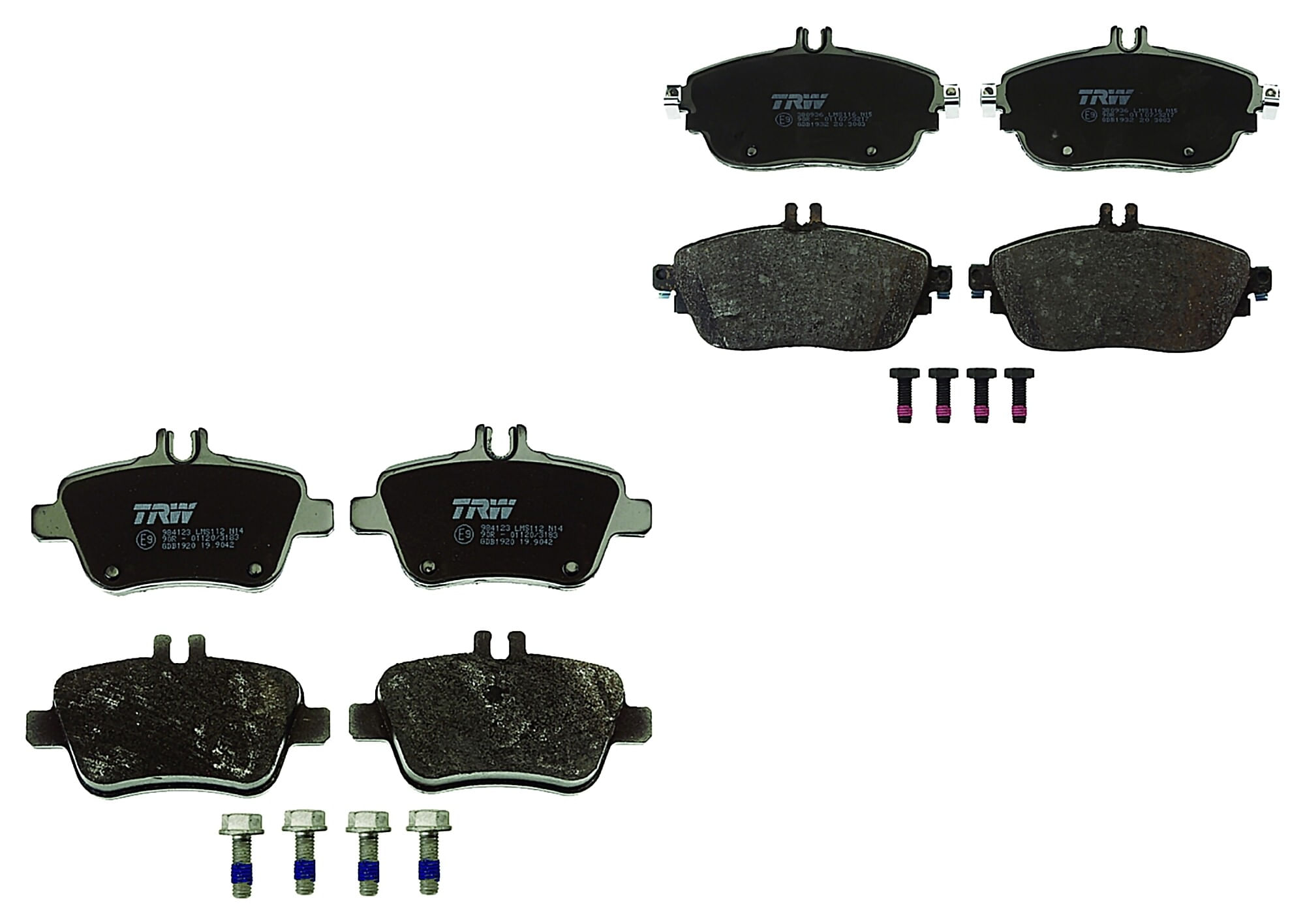 Kit De Balatas Bajos Metales Delanteras Y Traseras