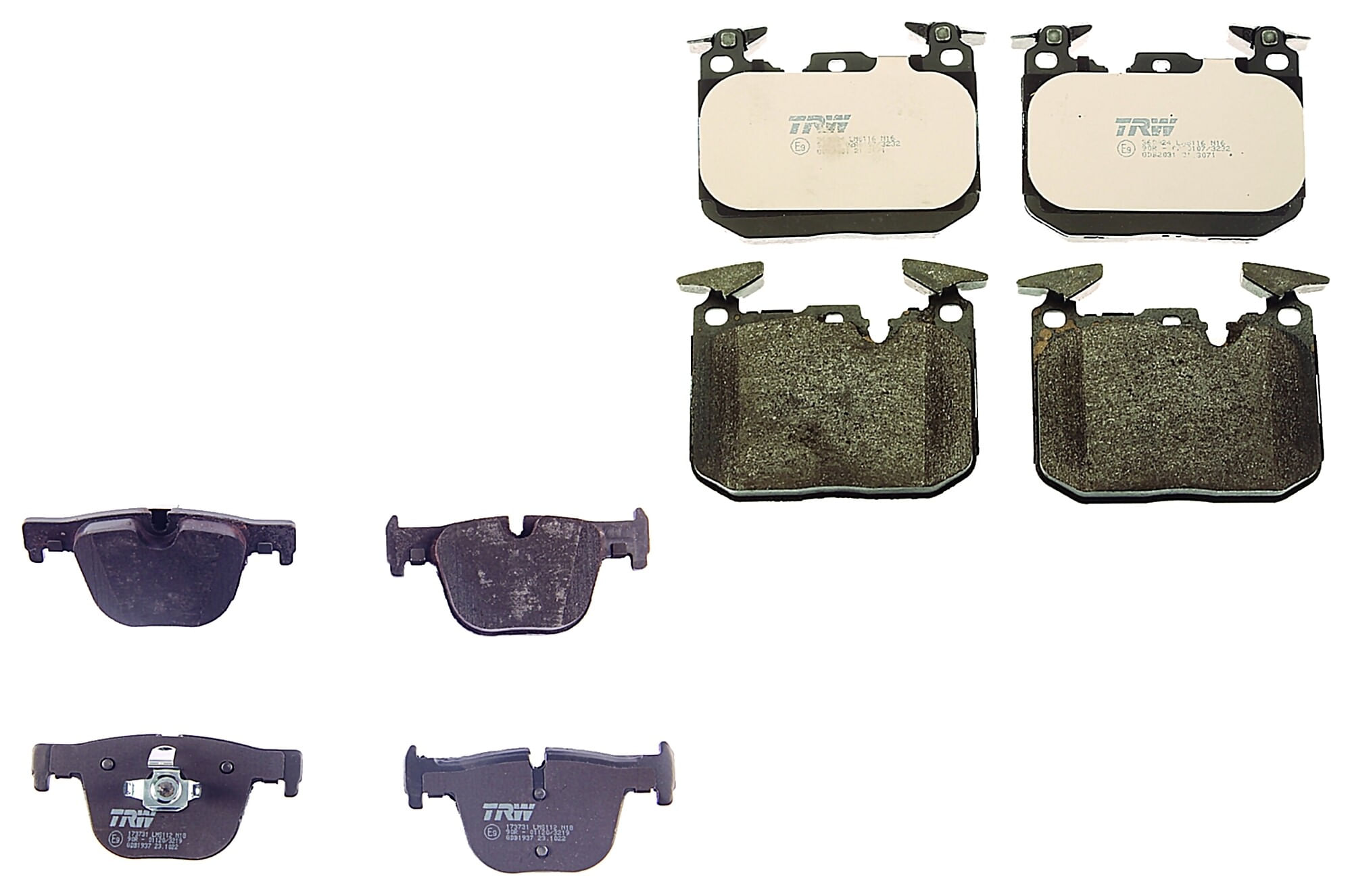 Kit De Balatas Bajos Metales Delanteras Y Traseras