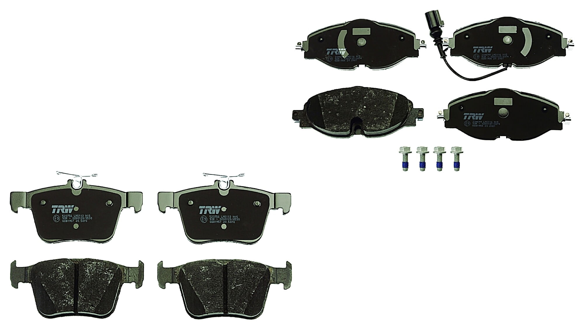Kit De Balatas Bajos Metales Delanteras Y Traseras
