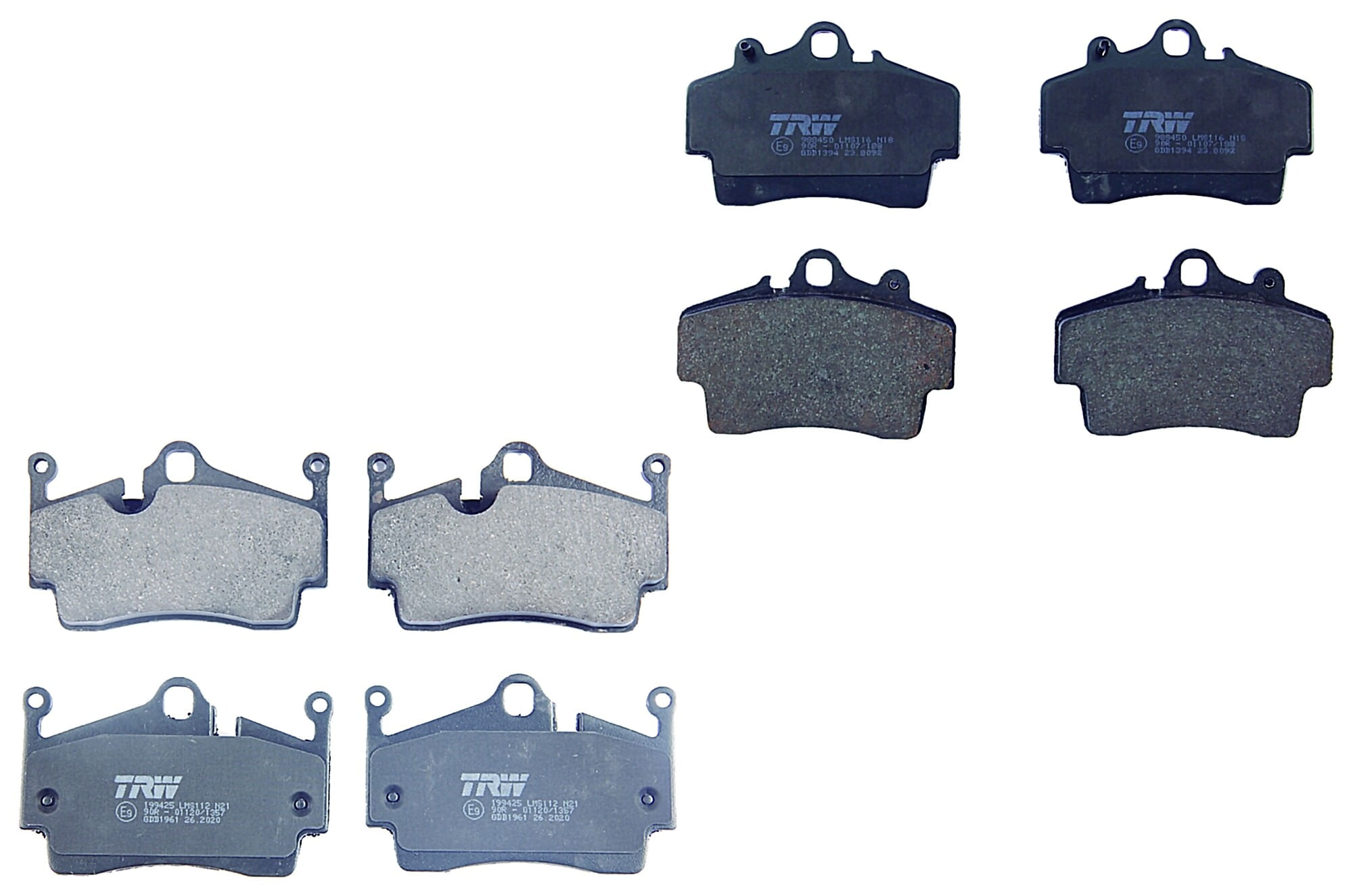 Kit De Balatas Bajos Metales Delanteras Y Traseras