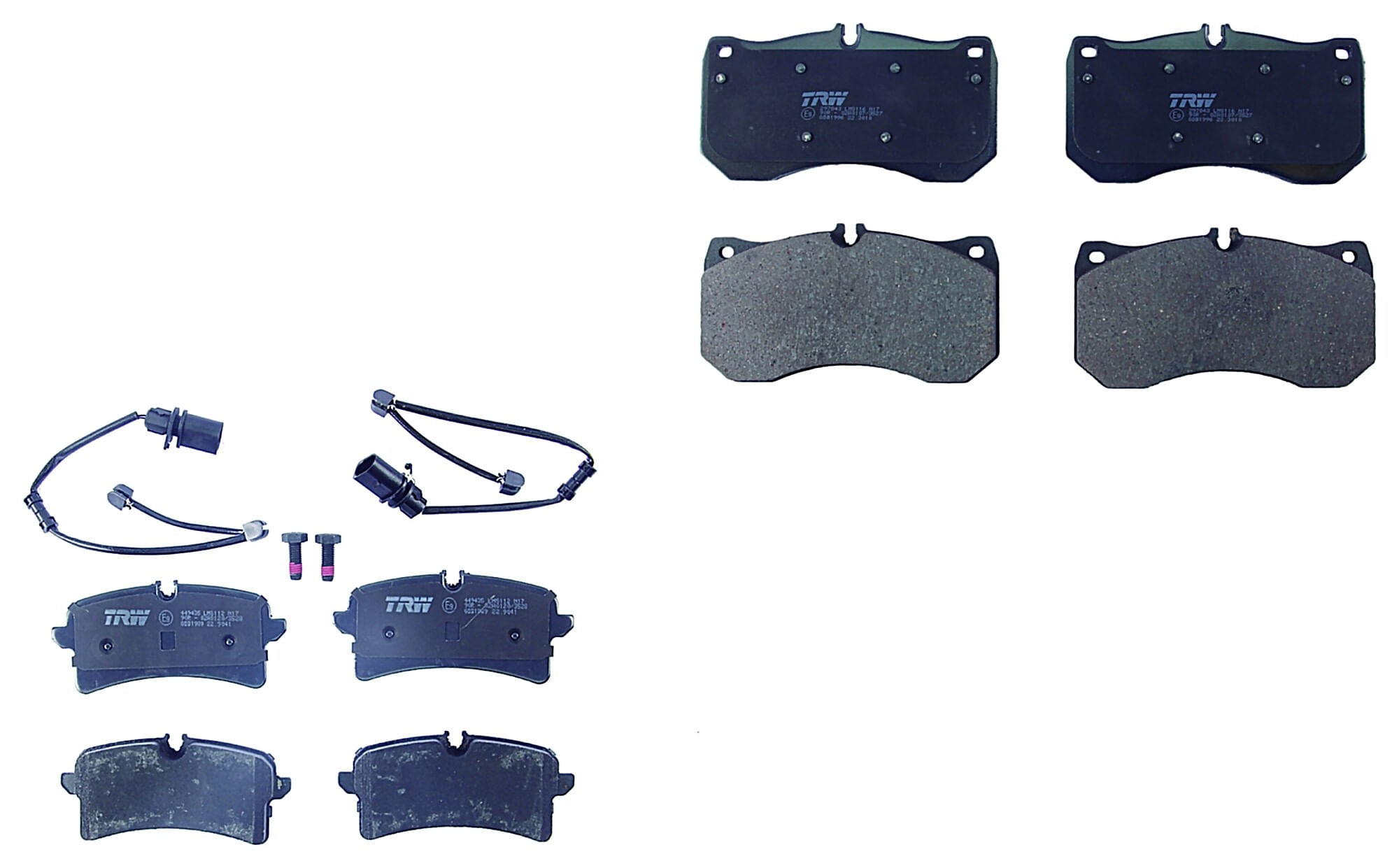 Kit De Balatas Bajos Metales Delanteras Y Traseras