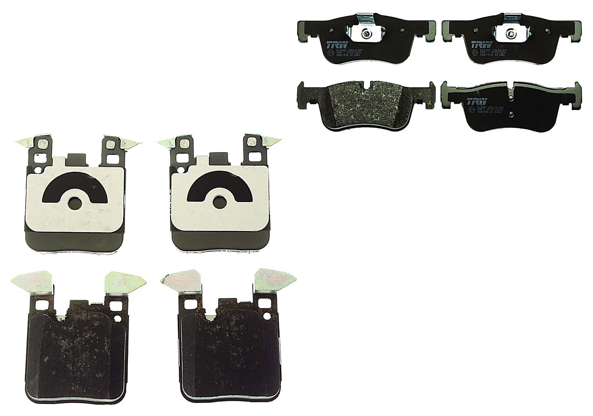Kit De Balatas Bajos Metales Delanteras Y Traseras