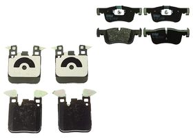 Kit De Balatas Bajos Metales Delanteras Y Traseras