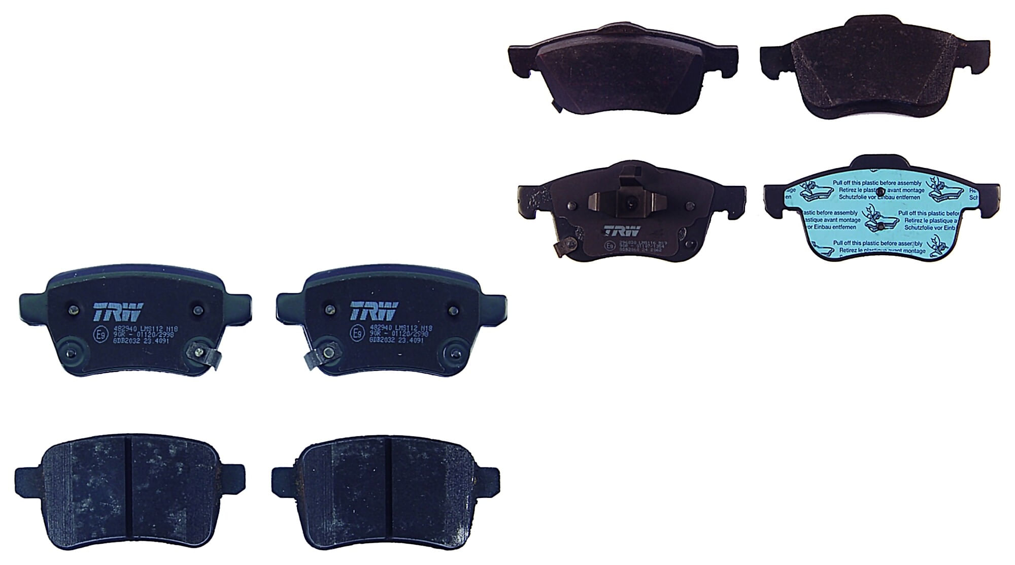 Kit De Balatas Bajos Metales Delanteras Y Traseras