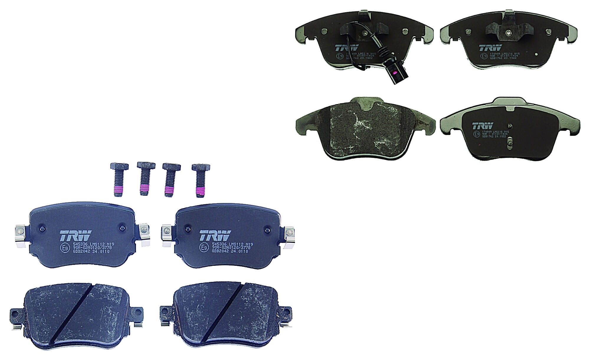 Kit De Balatas Bajos Metales Delanteras Y Traseras
