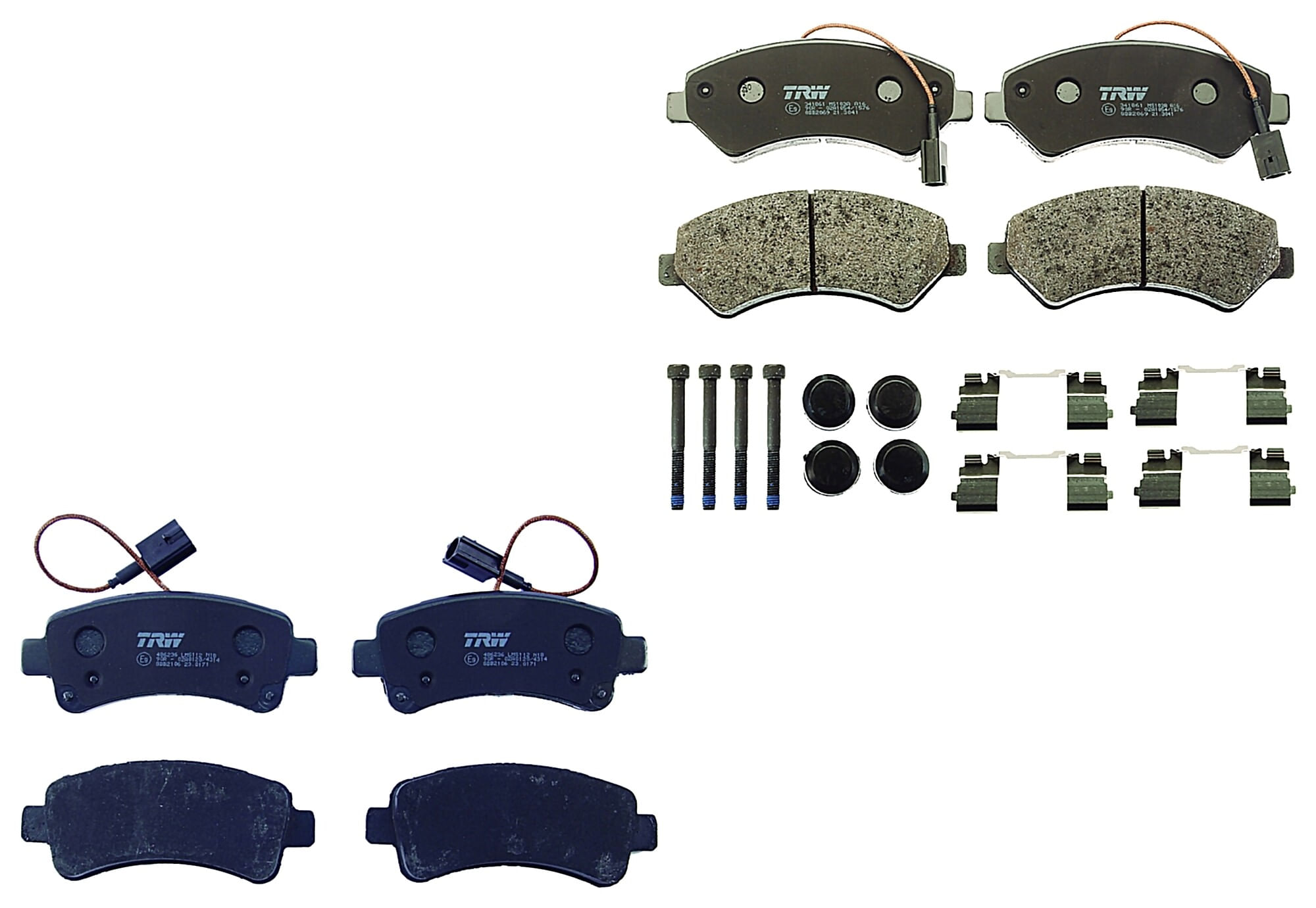 Kit De Balatas Bajos Metales Delanteras Y Traseras