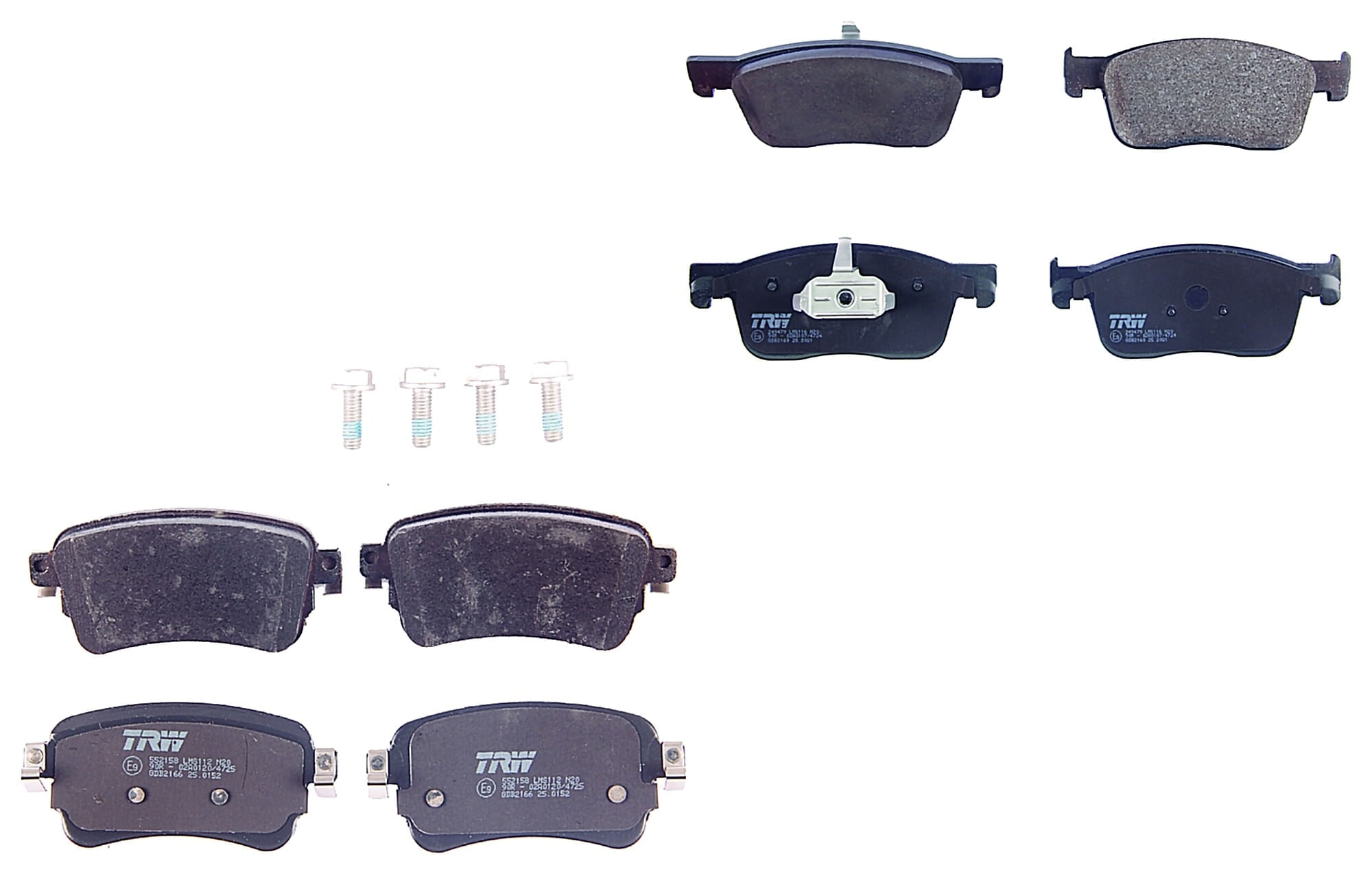 Kit De Balatas Bajos Metales Delanteras Y Traseras