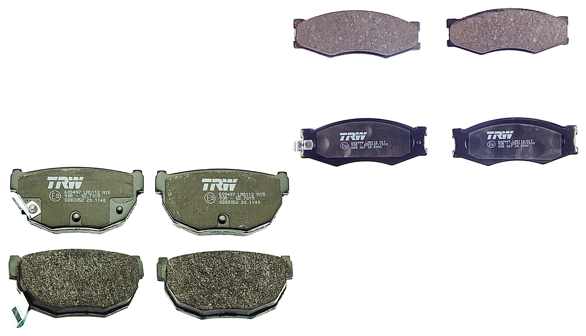 Kit De Balatas Bajos Metales Delanteras Y Traseras