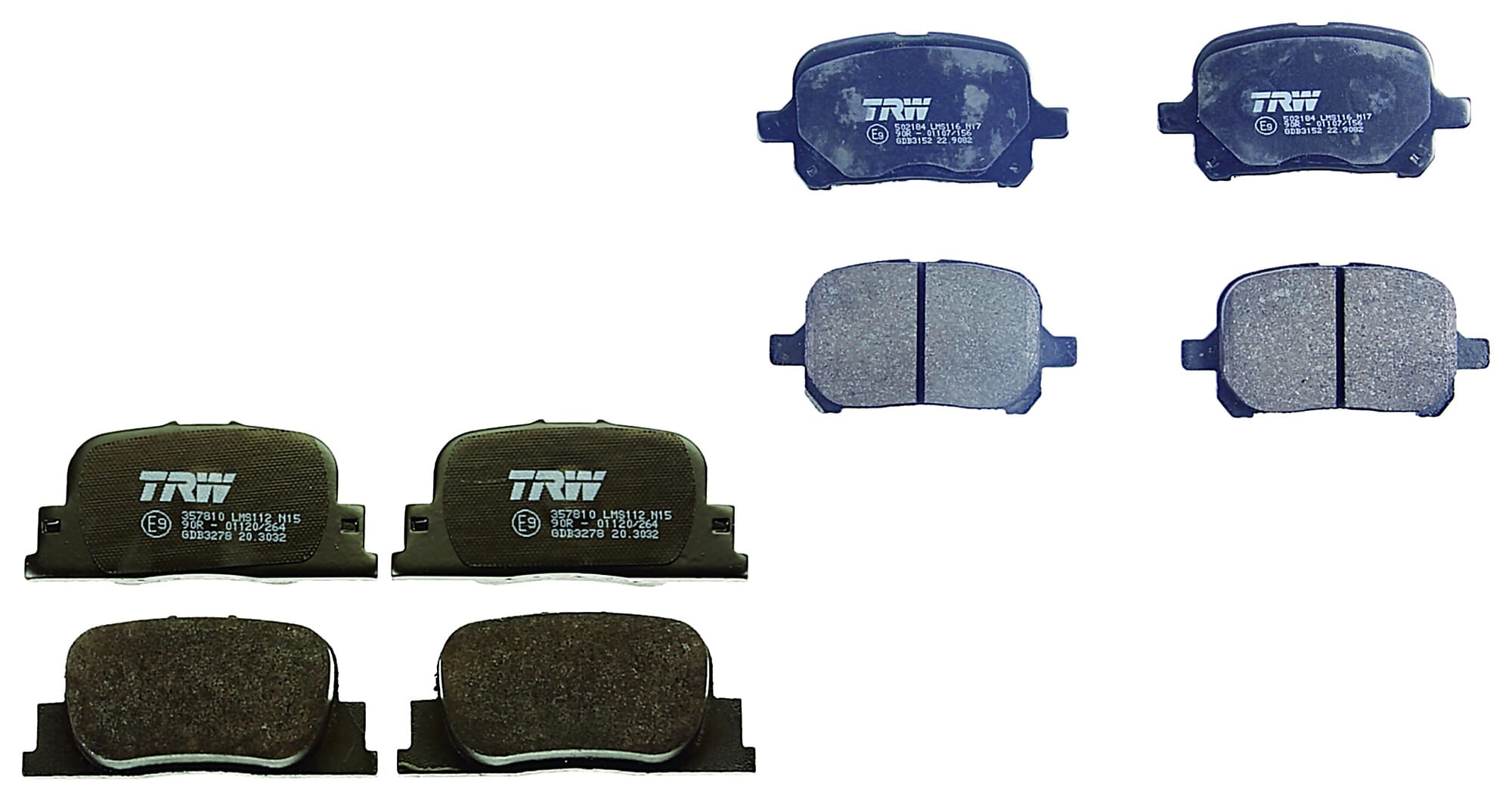 Kit De Balatas Bajos Metales Delanteras Y Traseras