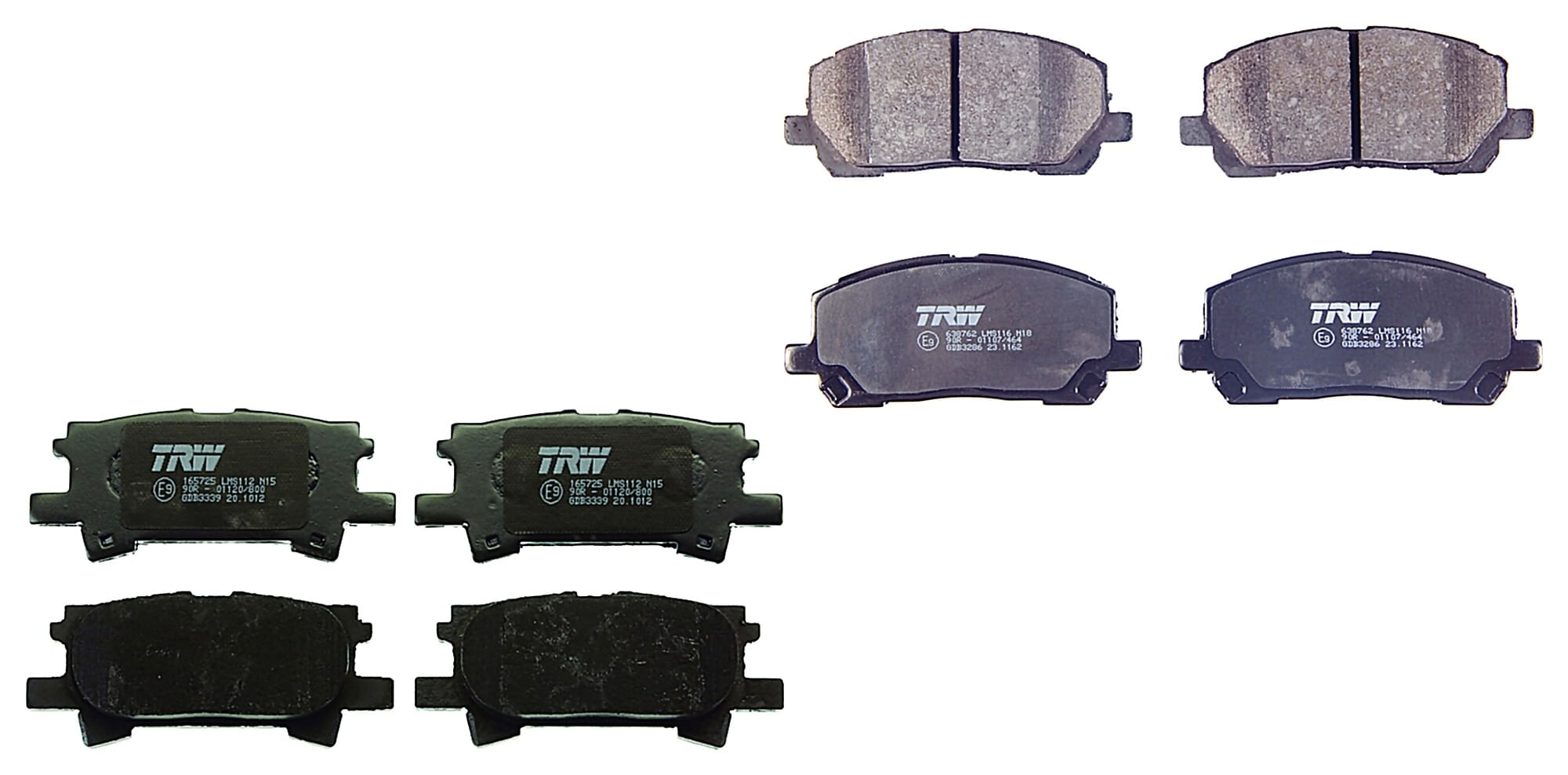 Kit De Balatas Bajos Metales Delanteras Y Traseras