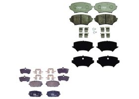 Kit De Balatas Bajos Metales Delanteras Y Traseras