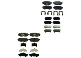 Kit De Balatas Bajos Metales Delanteras Y Traseras