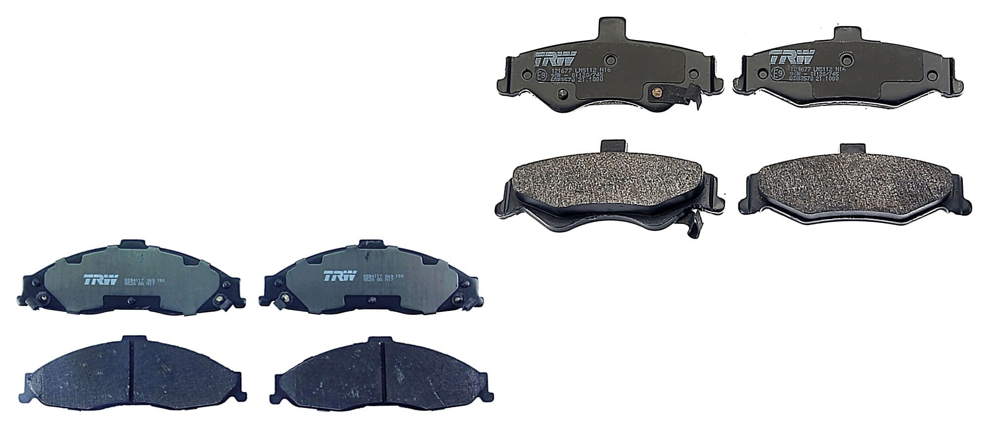 Kit De Balatas Bajos Metales Delanteras Y Traseras